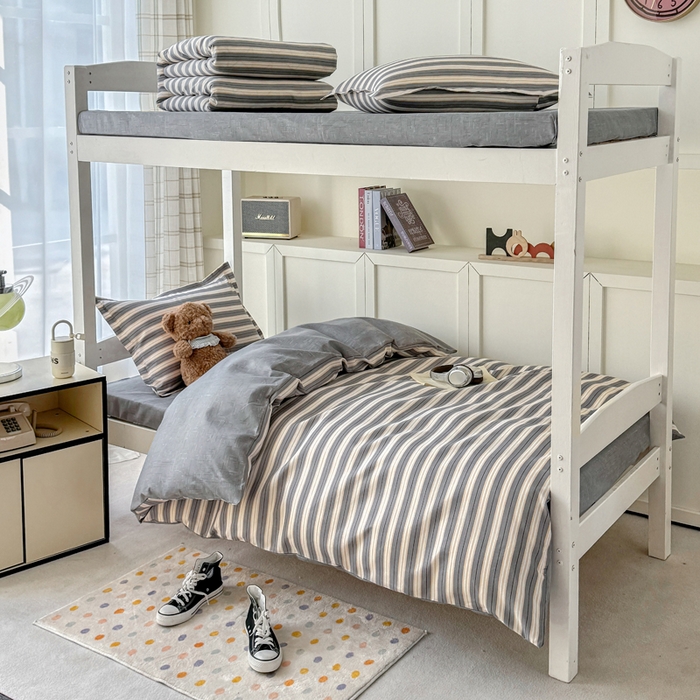 鑫宇 2025新款磨毛130g加厚学生宿舍三件套床单床笠款学生上下铺六件套 维恩