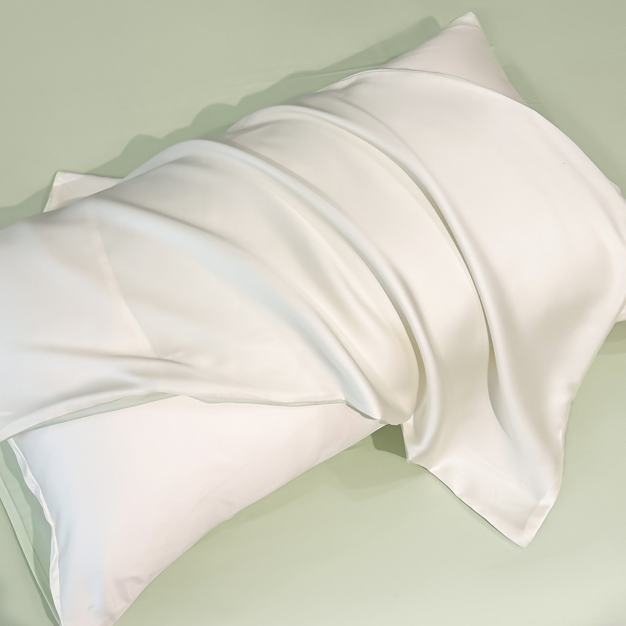 91家纺网 家纺一手货源 找家纺 利欧 2025新款水洗天丝满绣刺绣床单床笠款夏被四件套 砂糖橘-奶白绿