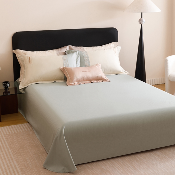 91家纺网 家纺一手货源 找家纺 （总）艾莱家纺 2025新款A类100支长绒棉纯棉四件套-玛格丽特