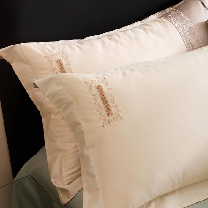 91家纺网 家纺一手货源 找家纺 （总）艾莱家纺 2025新款A类100支长绒棉纯棉四件套-玛格丽特