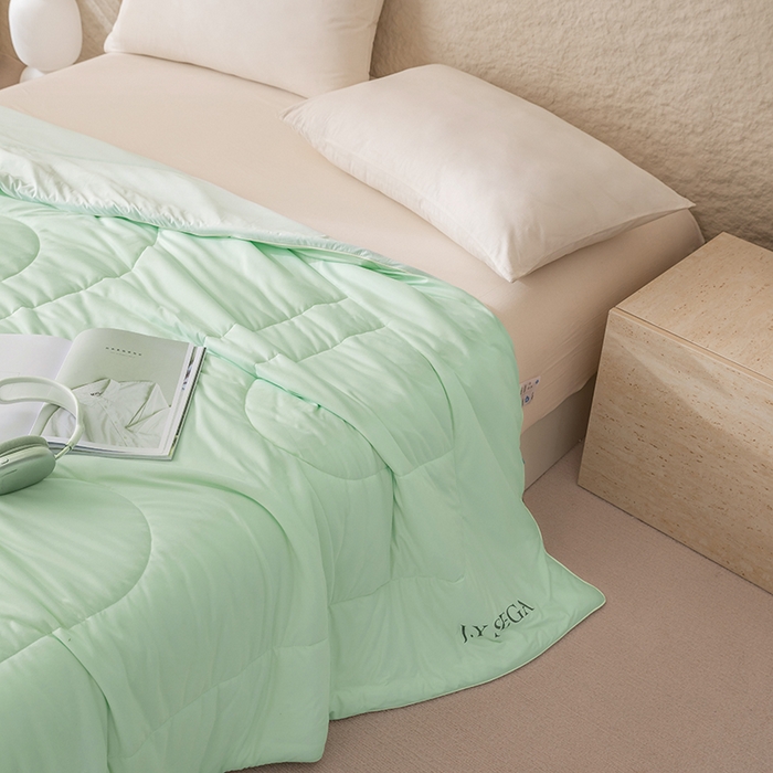 91家纺网 家纺一手货源 找家纺 （总）茧羽世家 2025新款沁柔双镜抗菌系列夏被夏凉被空调被