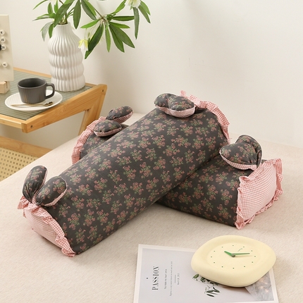 91家纺网 家纺一手货源 找家纺 （总）珍贝家纺 2025新款全棉双层纱兔公仔荞麦壳枕