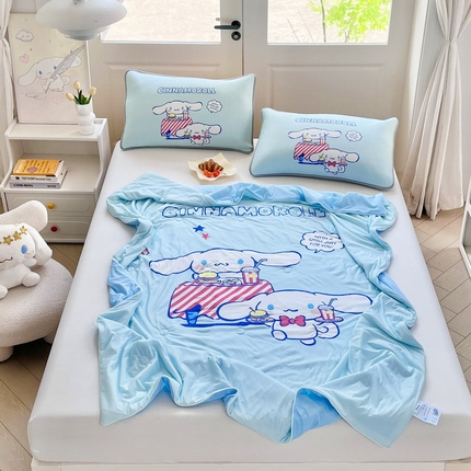 蘭菲家纺 2025新款三丽鸥卡通印花夏被 聚餐大版