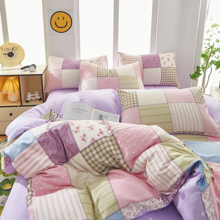 91家纺网 家纺一手货源 找家纺 黛妮雅 2025新款AB版全棉印花床单款全棉四件套 送买家秀 法式田园