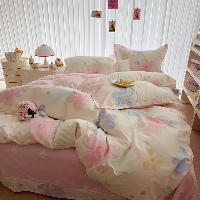 91家纺网 家纺一手货源 找家纺 于果 2025新款全棉13370四件套 满香庭