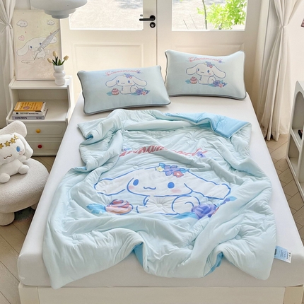 蘭菲家纺 2025新款三丽鸥卡通印花夏被 泡芙