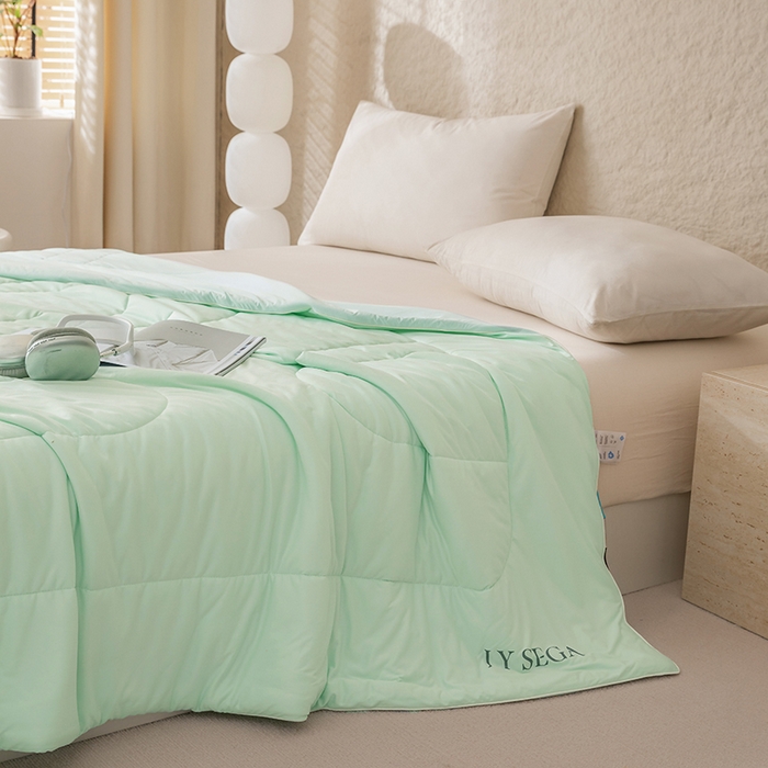 91家纺网 家纺一手货源 找家纺 （总）茧羽世家 2025新款沁柔双镜抗菌系列夏被夏凉被空调被