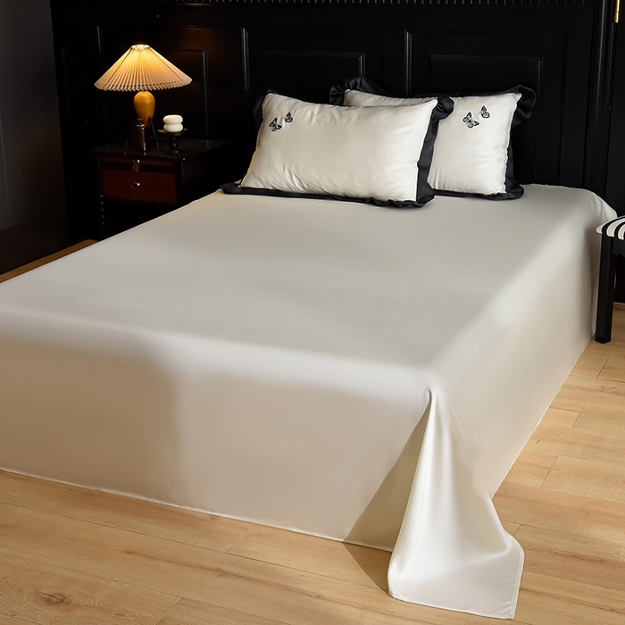 91家纺网 家纺一手货源 找家纺 （总）大麦家纺 2025新款水洗天丝绣花款夏被四件套