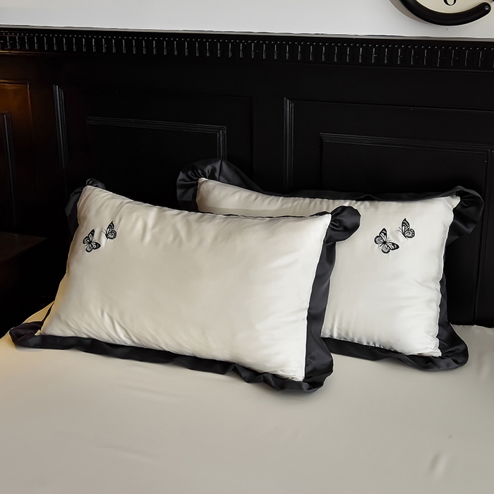 91家纺网 家纺一手货源 找家纺 （总）大麦家纺 2025新款水洗天丝绣花款夏被四件套