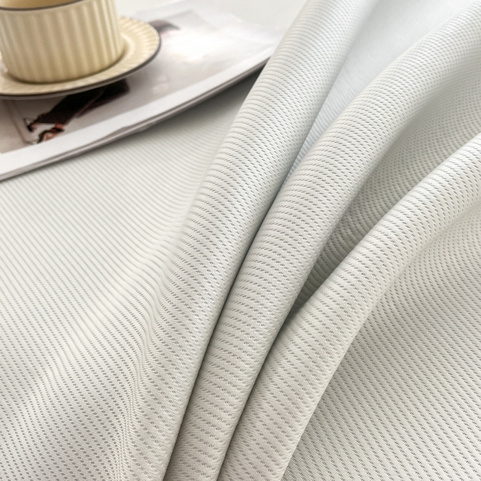 91家纺网 家纺一手货源 找家纺 子曰 2025新款A类高分子PE小清新凉感席系列-床裙款  小清新-白