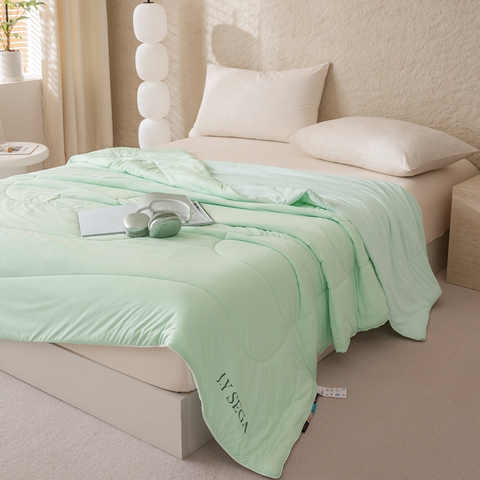 91家纺网 家纺一手货源 找家纺 （总）茧羽世家 2025新款沁柔双镜抗菌系列夏被夏凉被空调被