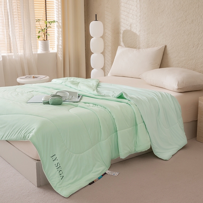 91家纺网 家纺一手货源 找家纺 （总）茧羽世家 2025新款沁柔双镜抗菌系列夏被夏凉被空调被