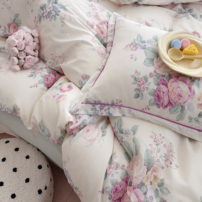 91家纺网 家纺一手货源 找家纺 于果 2025新款全棉13370四件套 尤梨