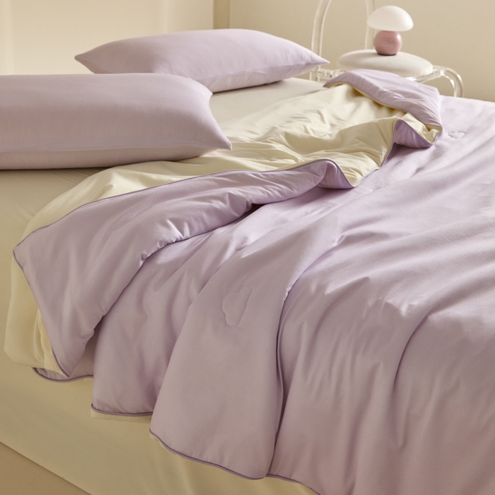 91家纺网 家纺一手货源 找家纺 （总）大彩家居 2025新款A类针织四季被-场景一