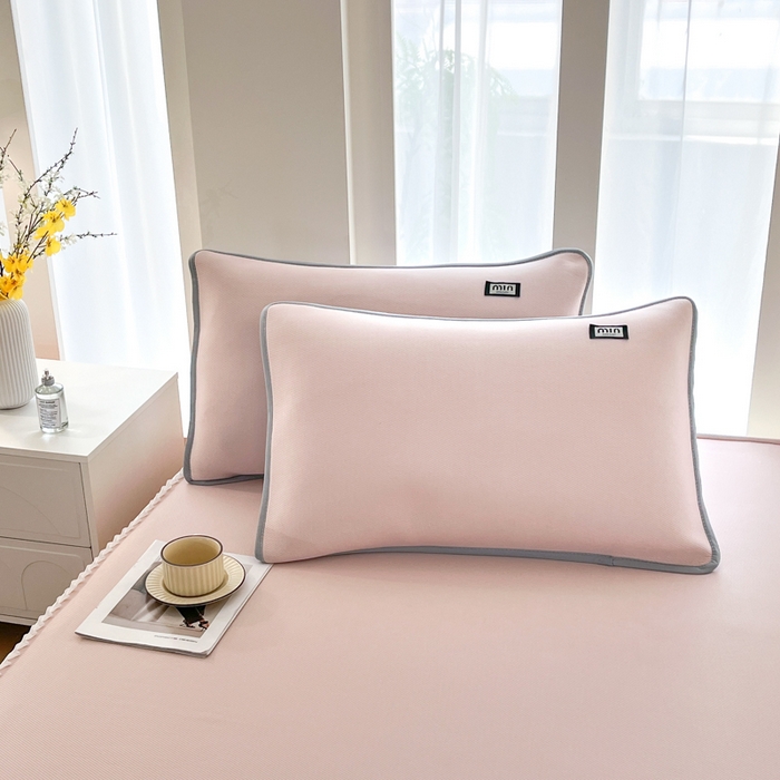 91家纺网 家纺一手货源 找家纺 （总）子曰 2025新款A类高分子PE小清新凉感席系列-床裙款 