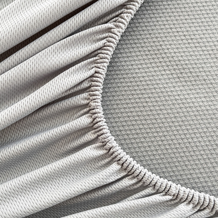 91家纺网 家纺一手货源 找家纺 子曰 2025新款A类高分子PE小清新凉感席系列-床笠款 小清新-灰