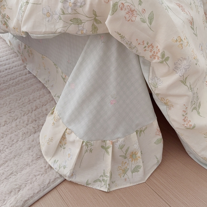 91家纺网 家纺一手货源 找家纺 于果 2025新款全棉13370四件套 暖樱