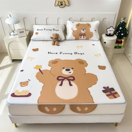 91家纺网 家纺一手货源 找家纺 （总）兄弟坊 2025新款大版立体卡通异形碳光冰丝席