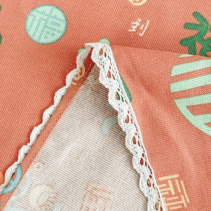 91家纺网 家纺一手货源 找家纺 （总）仟网汇 2025老粗布蕾丝花边三件套（无纺布手提包装）