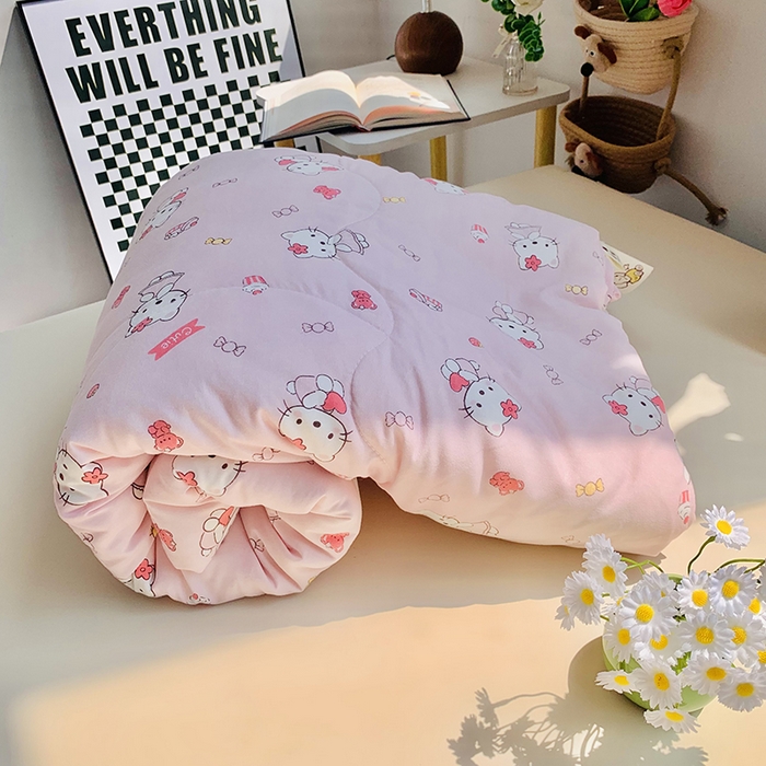 91家纺网 家纺一手货源 找家纺 2025新款1活性印染水洗棉大豆夏被 夏被-可爱dog