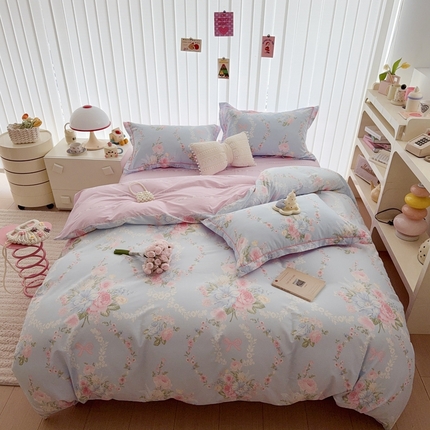 于果 2025新款全棉13370四件套 暖阳