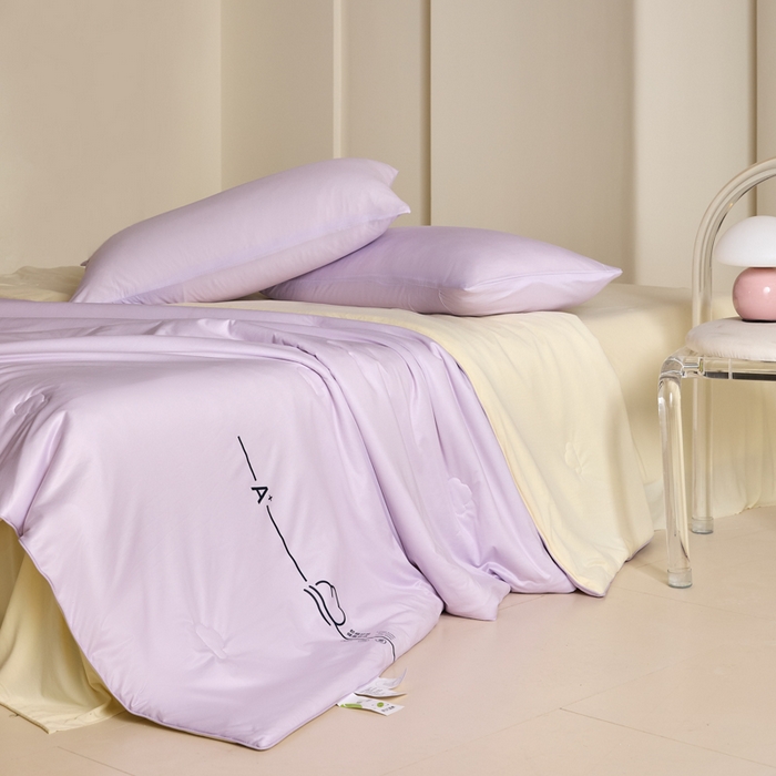 91家纺网 家纺一手货源 找家纺 （总）大彩家居 2025新款A类针织四季被-场景一