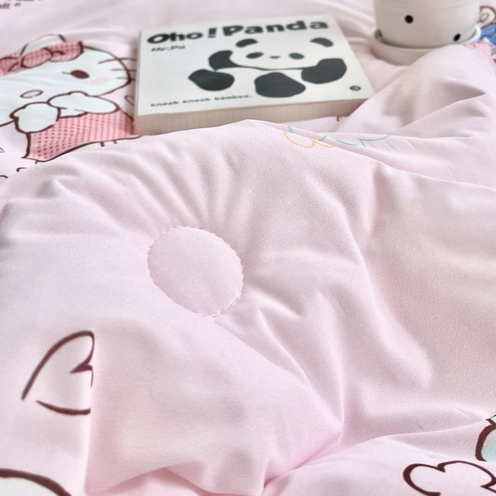 91家纺网 家纺一手货源 找家纺 （总）蘭菲家纺 2025新款三丽鸥卡通印花夏被