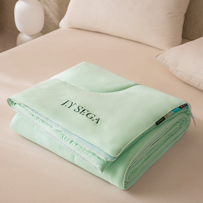 91家纺网 家纺一手货源 找家纺 （总）茧羽世家 2025新款沁柔双镜抗菌系列夏被夏凉被空调被