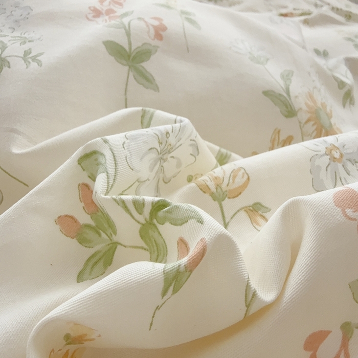 91家纺网 家纺一手货源 找家纺 于果 2025新款全棉13370四件套 暖樱