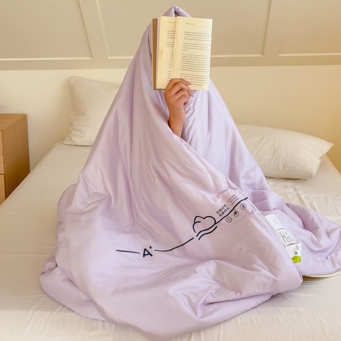 91家纺网 家纺一手货源 找家纺 （总）大彩家居 2025新款A类针织四季被-场景二