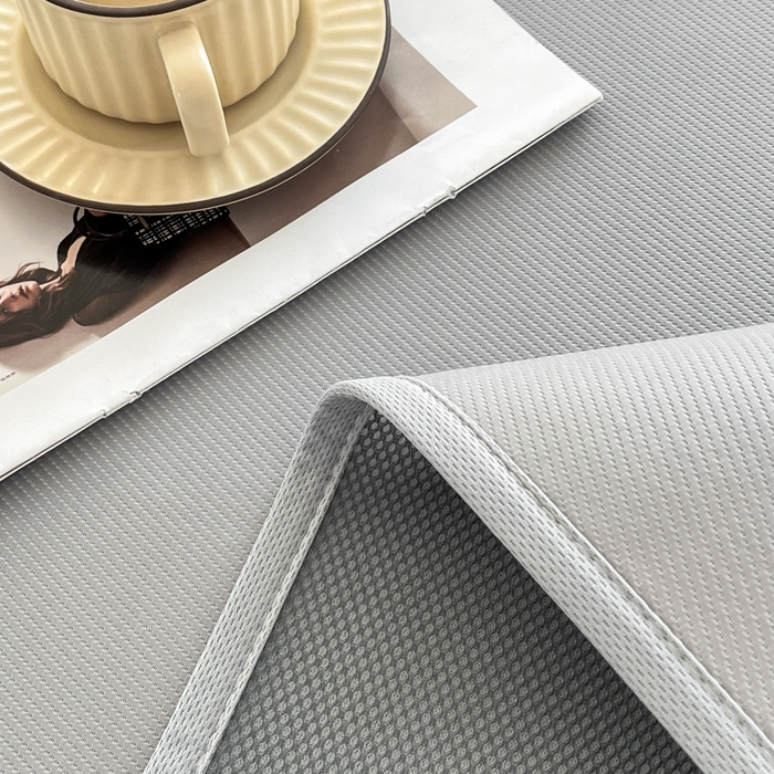 91家纺网 家纺一手货源 找家纺 子曰 2025新款A类高分子PE小清新凉感席系列-床垫款 小清新-灰