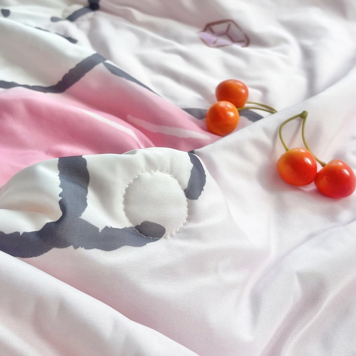 91家纺网 家纺一手货源 找家纺 蘭菲家纺 2025新款三丽鸥卡通印花夏被 甜睿