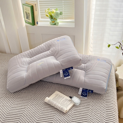 91家纺网 家纺一手货源 找家纺 （总）幸运草 2025新款0压深睡枕芯 成人家用护颈枕头48*74cm