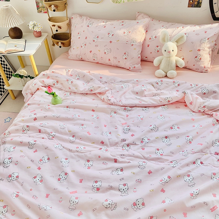 91家纺网 家纺一手货源 找家纺 2025新款1活性印染水洗棉大豆夏被 夏被-可爱dog