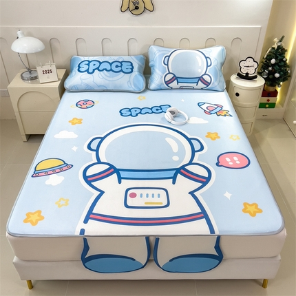 兄弟坊 2025新款大版立体卡通异形碳光冰丝席 星球探索