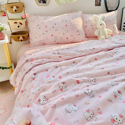 2025新款1活性印染水洗棉大豆夏被 夏被-可爱dog