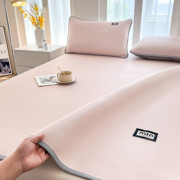 91家纺网 家纺一手货源 找家纺 （总）子曰 2025新款A类高分子PE小清新凉感席系列-床垫款