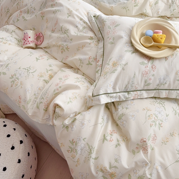 91家纺网 家纺一手货源 找家纺 于果 2025新款全棉13370四件套 暖樱