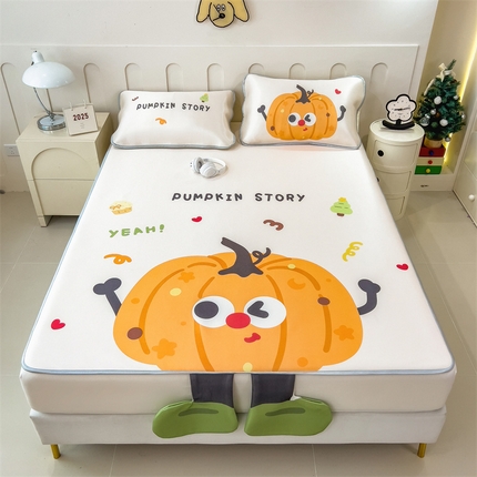 91家纺网 家纺一手货源 找家纺 （总）兄弟坊 2025新款大版立体卡通异形碳光冰丝席