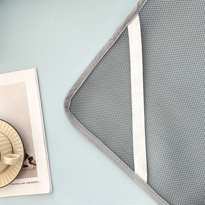 91家纺网 家纺一手货源 找家纺 子曰 2025新款A类高分子PE小清新凉感席系列-床垫款 小清新-天蓝