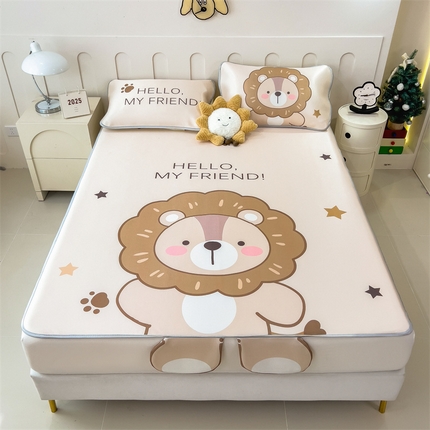 91家纺网 家纺一手货源 找家纺 （总）兄弟坊 2025新款大版立体卡通异形碳光冰丝席