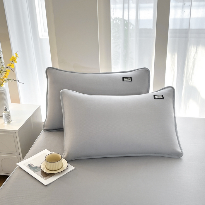 91家纺网 家纺一手货源 找家纺 子曰 2025新款A类高分子PE小清新凉感席系列-床垫款 小清新-灰