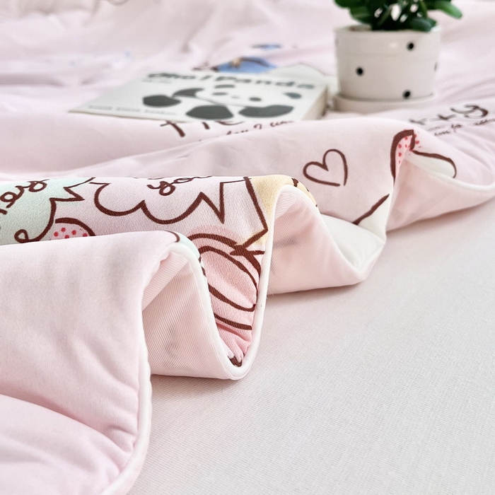 91家纺网 家纺一手货源 找家纺 （总）蘭菲家纺 2025新款三丽鸥卡通印花夏被