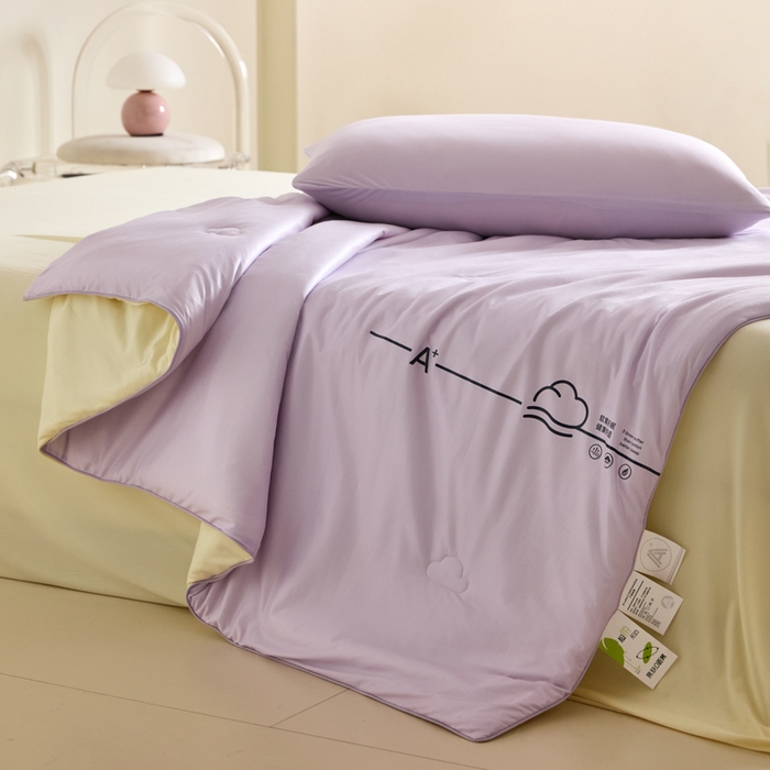 91家纺网 家纺一手货源 找家纺 （总）大彩家居 2025新款A类针织四季被-场景一