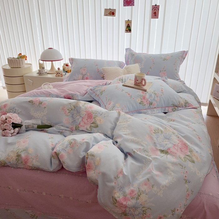 91家纺网 家纺一手货源 找家纺 于果 2025新款全棉13370四件套 暖阳