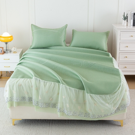 91家纺网 家纺一手货源 找家纺 （总）宜派家纺 2025新款PE凉感席床裙款三件套