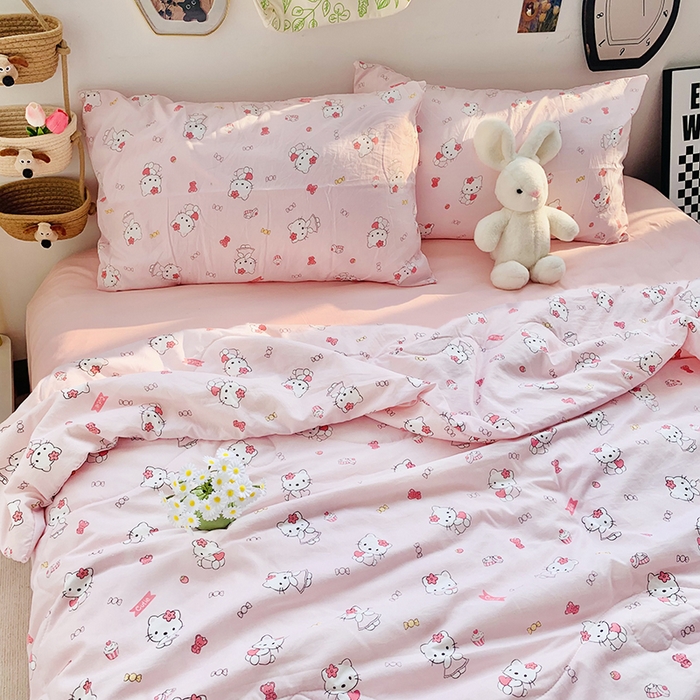 91家纺网 家纺一手货源 找家纺 2025新款1活性印染水洗棉大豆夏被 夏被-可爱dog