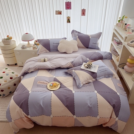 于果 2025新款全棉13370四件套 罗宾