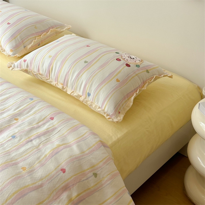 91家纺网 家纺一手货源 找家纺 （总）潘朵拉家纺 2025新款全棉双层纱面包超人系列四件套