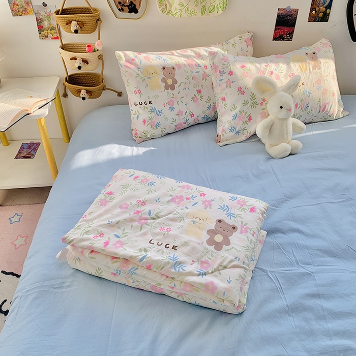 91家纺网 家纺一手货源 找家纺 2025新款1活性印染水洗棉大豆夏被 夏被-好伙伴